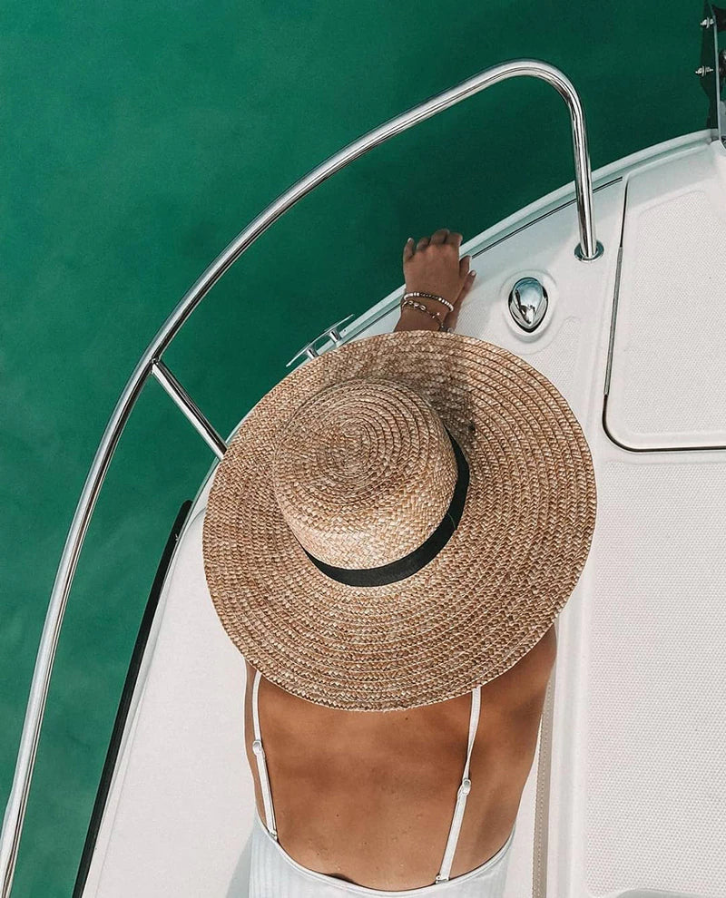 BROOKE STRAW HAT - NATURAL