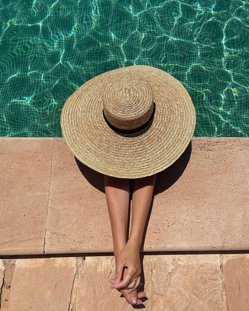 BROOKE STRAW HAT - NATURAL