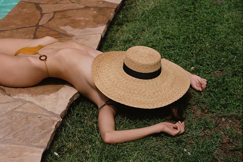 BROOKE STRAW HAT - NATURAL